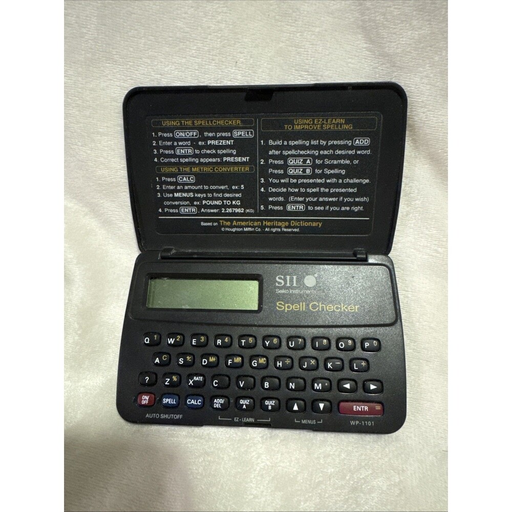 Seiko Instruments SII Roget's Electronic Pocket Spell Checker